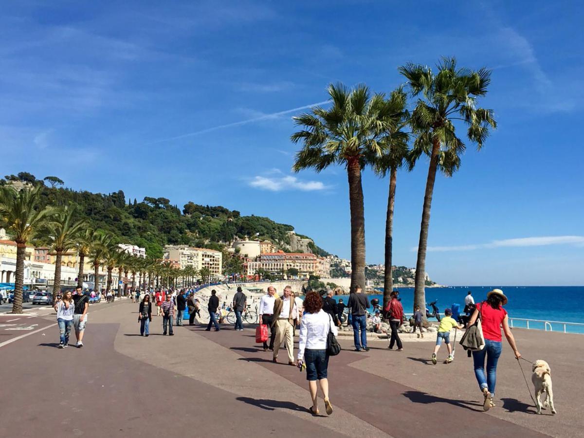Riviera Prom 4 Pers Seaside Lejlighed Nice Eksteriør billede